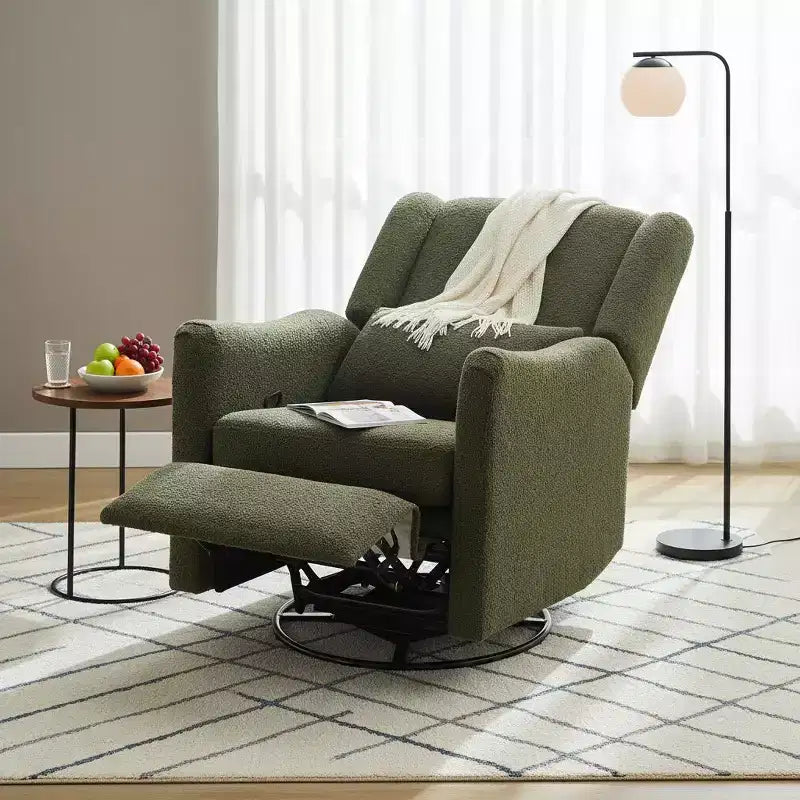 Fauteuil inclinable et pivotant Polibi Modern Wingback Glider