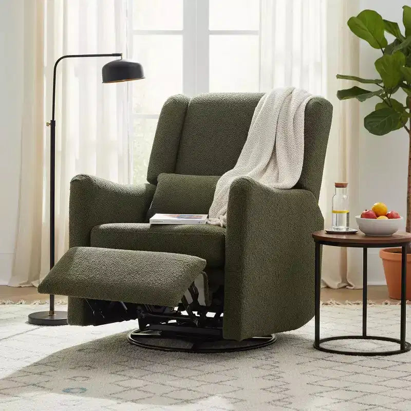 Fauteuil inclinable et pivotant Polibi Modern Wingback Glider