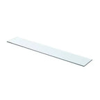 Glass Panel Clear Tempered glass 31.5 x 4.7 in Glass surface