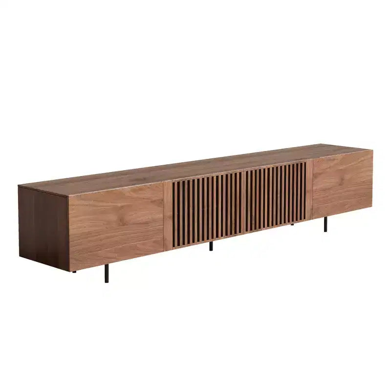 Meuble TV et consoles multimédias Luck Live Farmhouse 94.48 avec grand espace de rangement