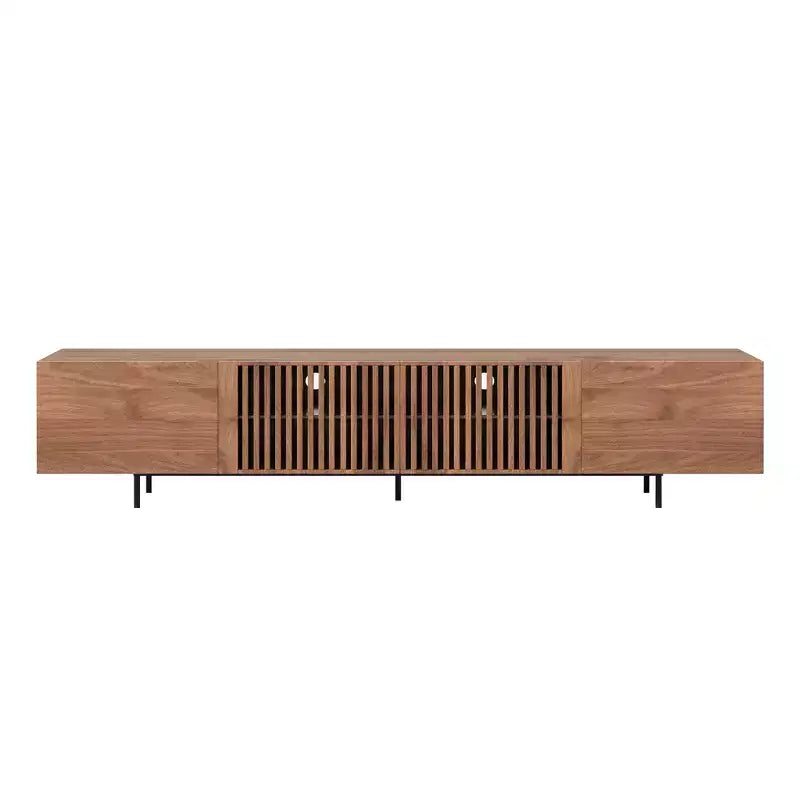 Meuble TV et consoles multimédias Luck Live Farmhouse 94.48 avec grand espace de rangement