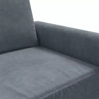 vidaXL Fauteuil club rembourré en velours pour salon