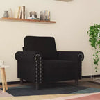 vidaXL Fauteuil club rembourré en velours pour salon