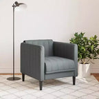 vidaXL Fauteuil canapé en similicuir suédé marron