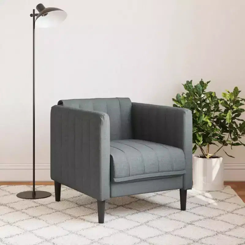 vidaXL Fauteuil canapé en similicuir suédé marron