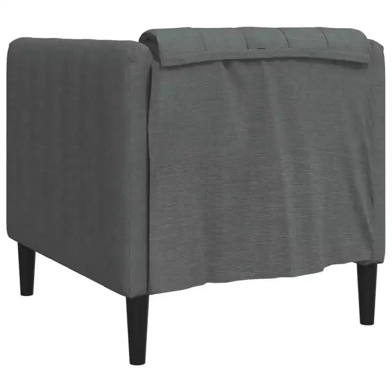 vidaXL Fauteuil canapé en similicuir suédé marron