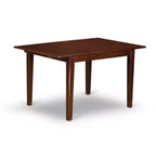 HomeStock 5-Pc Mahogany Finish Solid Wood Top - Dining Room Set - Seats 4