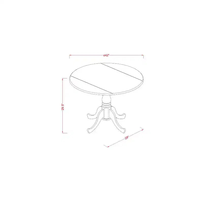 Ensemble Table et Chaises de Salle à Manger Rond pour 2 - Table de Cuisine avec Chaises - Mobilier de Salle à Manger pour Petits Espaces