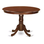 Ensemble table à manger ronde pour 4 – Table sur pied de 42 pouces et chaises Firebrick – Sérénité balnéaire