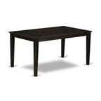 Ensemble de salle à manger 5 pièces en bois massif couleur cappuccino – Pour 4 personnes