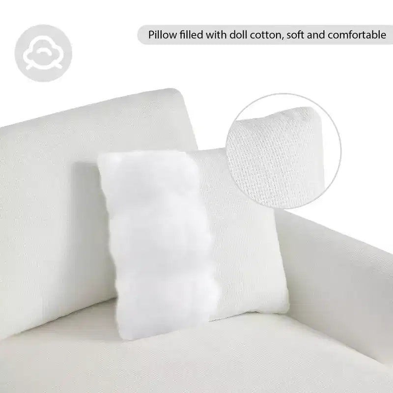 Canapé d'angle moderne surdimensionné EHMKNP - Canapé de luxe 5 places en forme de L en chenille avec méridienne
