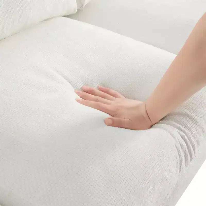 Canapé d'angle moderne surdimensionné EHMKNP - Canapé de luxe 5 places en forme de L en chenille avec méridienne