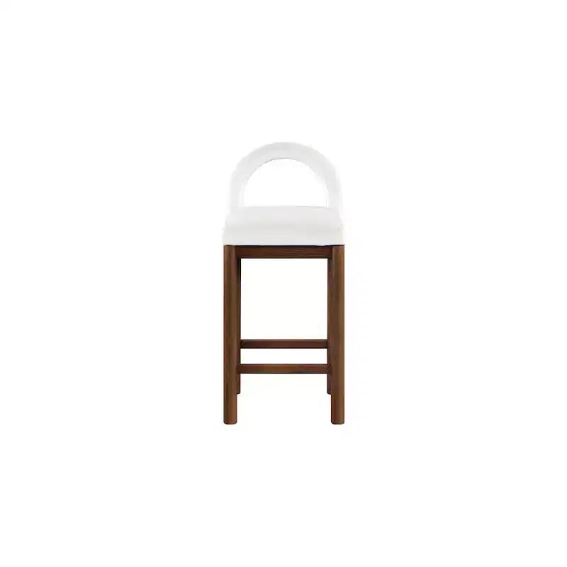 Meridian Furniture, Tabouret de comptoir en velours Conrad