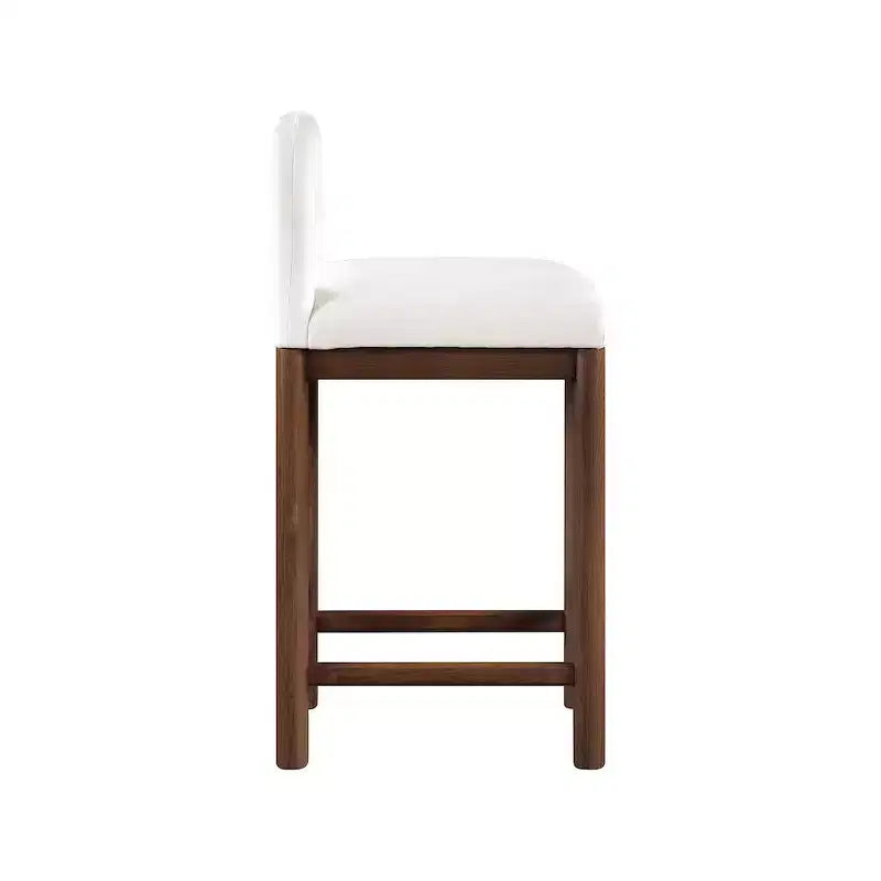 Meridian Furniture, Tabouret de comptoir en velours Conrad