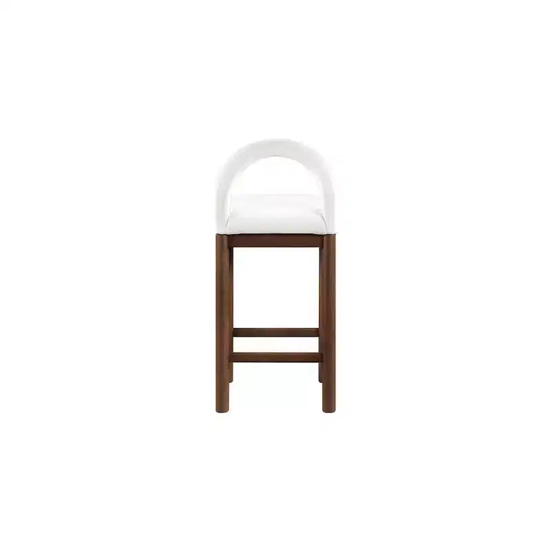 Meridian Furniture, Tabouret de comptoir en velours Conrad
