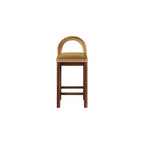 Meridian Furniture, Tabouret de comptoir en velours Conrad