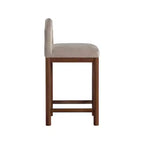 Meridian Furniture, Tabouret de comptoir en velours Conrad