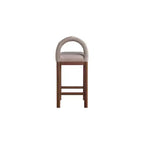 Meridian Furniture, Tabouret de comptoir en velours Conrad