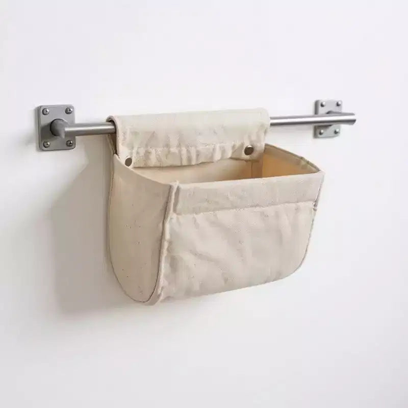 Panier mural de rangement Alilang avec poche frontale et toile renforcée