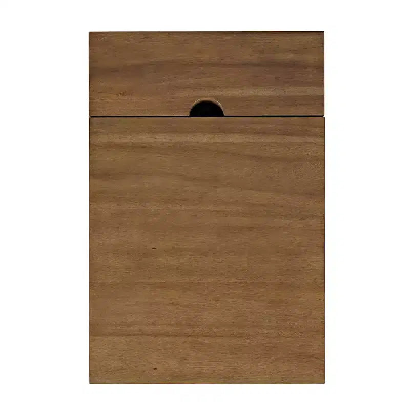 Table d'appoint de chevet Jofran Claremont de style rustique transitoire en bois avec port USB de chargement et rangement