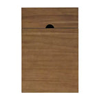 Table d'appoint de chevet Jofran Claremont de style rustique transitoire en bois avec port USB de chargement et rangement