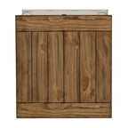 Table d'appoint Liberty Furniture, Morgan Creek, blanc antique avec accents tabac brossé
