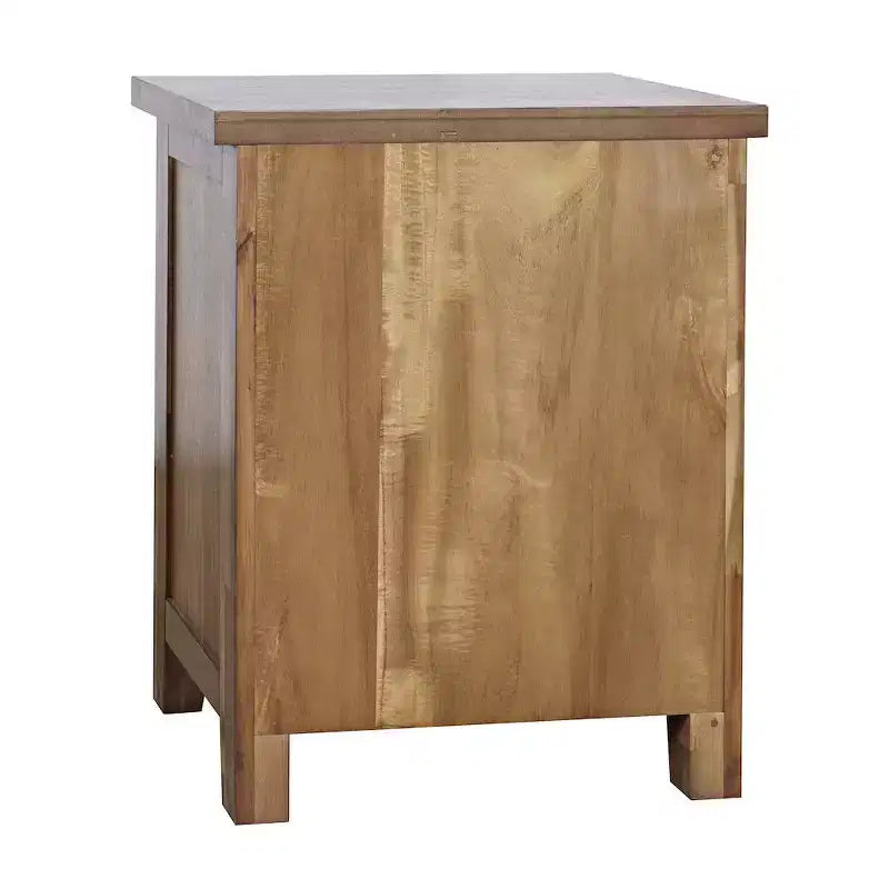 Jofran, Table d'appoint rustique de transition en bois Claremont avec rangement