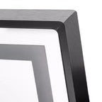 Miroir pleine longueur de 64 x 21 pouces en alliage d'aluminium noir à cadre fin avec lumière LED, miroir de sol éclairé avec support pour chambre à coucher