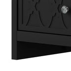 Table de chevet Galano à 2 tiroirs avec étagère ouverte 57,9 L 39,9 P 68,1 H (cm)