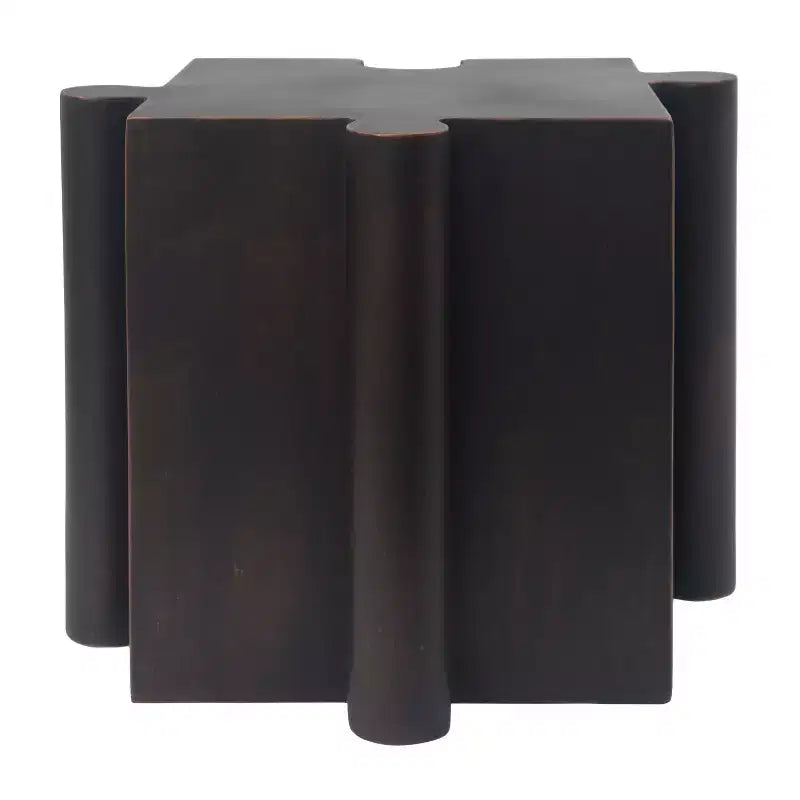 MAYEERTY 1 Pack Table d'appoint modulable en forme de puzzle, Table basse artistique en MGO pour salon intérieur/extérieur, patio