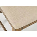 Jofran, tabouret de comptoir rembourré en bois massif style rustique Telluride (lot de 2)