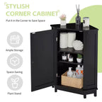 Meuble-lavabo MAYEERTY 30 pouces, bleu-gris, en MDF et bois d'hévéa, 3 tiroirs, étagère réglable, sur pied
