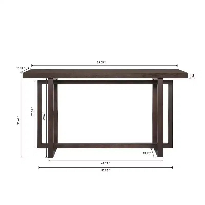 59 Table console d'entrée moderne, Table de couloir pour salon, ou derrière un canapé - Panipeachy
