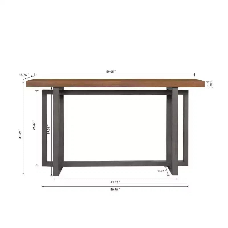 59 Table console d'entrée moderne, Table de couloir pour salon, ou derrière un canapé - Panipeachy