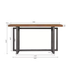 59 Table console d'entrée moderne, Table de couloir pour salon, ou derrière un canapé - Panipeachy