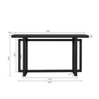 59 Table console d'entrée moderne, Table de couloir pour salon, ou derrière un canapé - Panipeachy