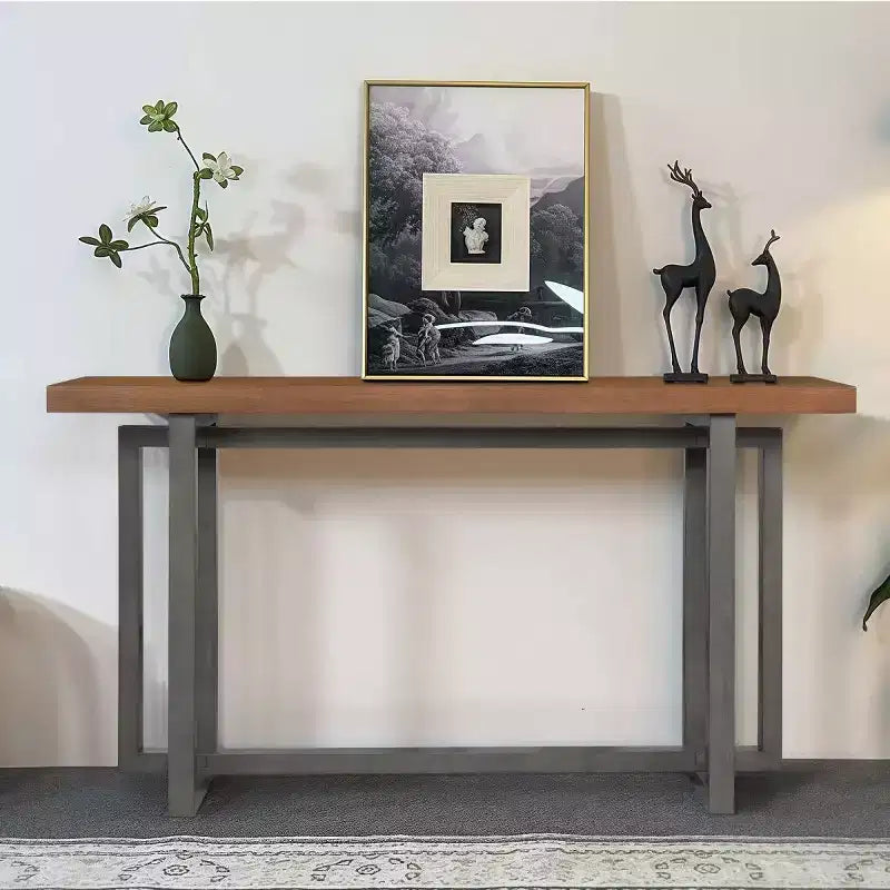 59 Table console d'entrée moderne, Table de couloir pour salon, ou derrière un canapé - Panipeachy
