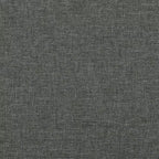Cadre de lit en tissu gris foncé, contreplaqué, bois composite Double