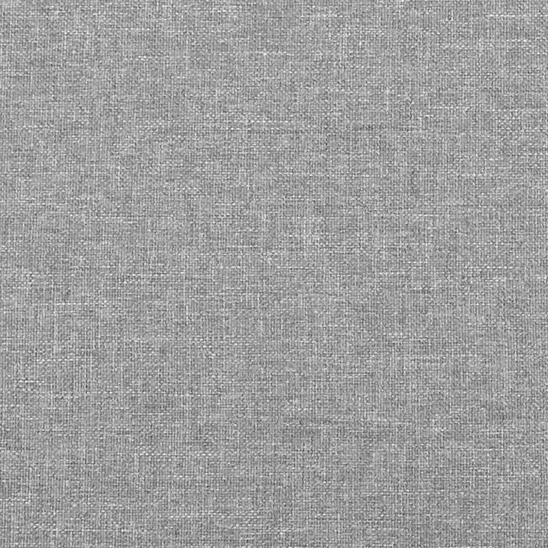 Cadre de lit Gris clair Tissu 100 % polyester, contreplaqué, bois composite