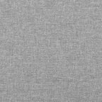 Cadre de lit Gris clair Tissu 100 % polyester, contreplaqué, bois composite