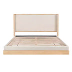 Lit plateforme rembourré en chenille Christopher Knight Home Joriel, style moderne du milieu du siècle