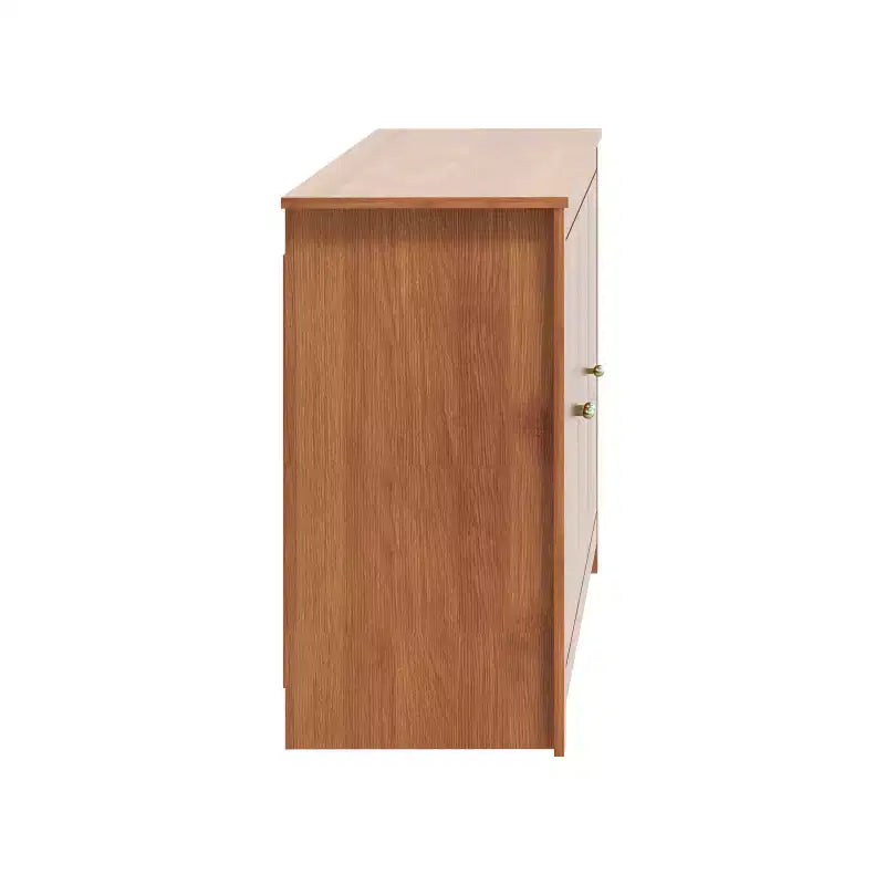 Buffet Galano avec portes à motifs chevrons 112,5 cm L 40 cm P 76 cm H