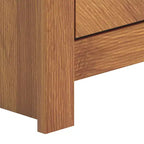 Buffet Galano avec portes à motifs chevrons 112,5 cm L 40 cm P 76 cm H
