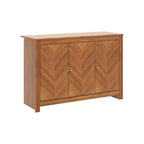 Buffet Galano avec portes à motifs chevrons 112,5 cm L 40 cm P 76 cm H
