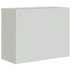 vidaXL Classeur gris clair en acier enduit de poudre 89,9 x 40 x 109,9 cm