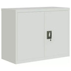 vidaXL Classeur gris clair en acier enduit de poudre 89,9 x 40 x 109,9 cm