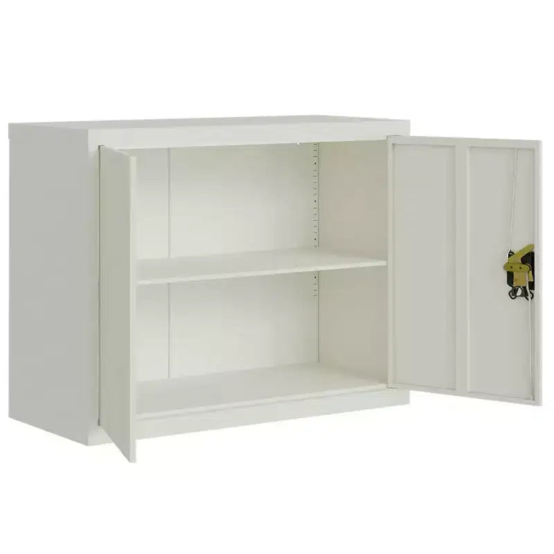 vidaXL Classeur gris clair en acier enduit de poudre 89,9 x 40 x 109,9 cm