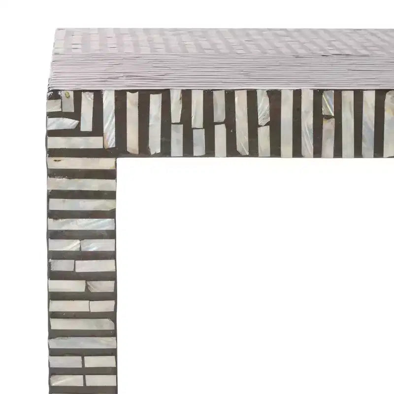 Table basse rectangulaire Hamza - COF1805A - Argent/Noir - Safavieh