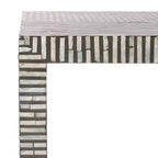 Table basse rectangulaire Hamza - COF1805A - Argent/Noir - Safavieh