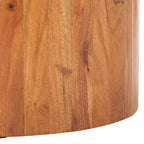 Table basse en marbre Augsburg - COF2900A-2BX - Blanc cassé/Noyer - Safavieh